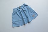 Girl&#039;s Denim Skirt Bunny