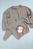 Ladies’ beige sweater Fruits &amp; Vegetables