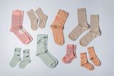 Kids’ Beige Socks Color Grid