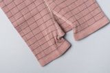 Kids&#039; Pink Short Leggings Grid