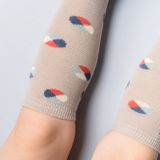 Kids’ Beige Knee-High Socks Balls