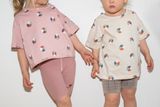 Kids&#039; BIO Cotton Pink Crop-top Balls