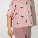 Kids&#039; BIO Cotton Pink Crop-top Balls