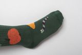 Kids’ dark green socks Fruits