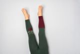 Kids’ dark green cotton leggings Beetrot