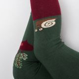 Kids’ dark green cotton leggings Beetrot