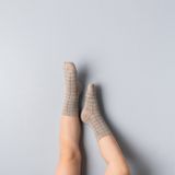 Kids’ Beige Socks Color Grid