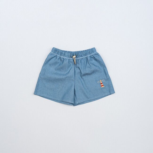 Kids' Denim Shorts Lighthouse