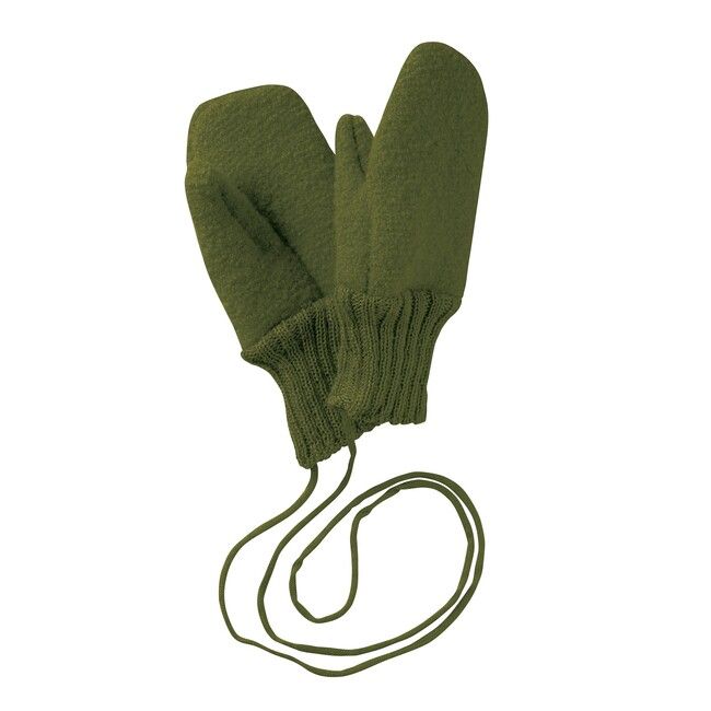 Kids’ Wool Gloves Olive