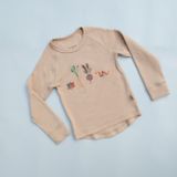 Kids' Merino Wool Thermal T-shirt Vegetables