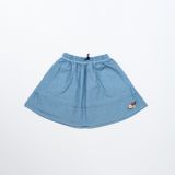 Girl’s Denim Skirt Water Lilies