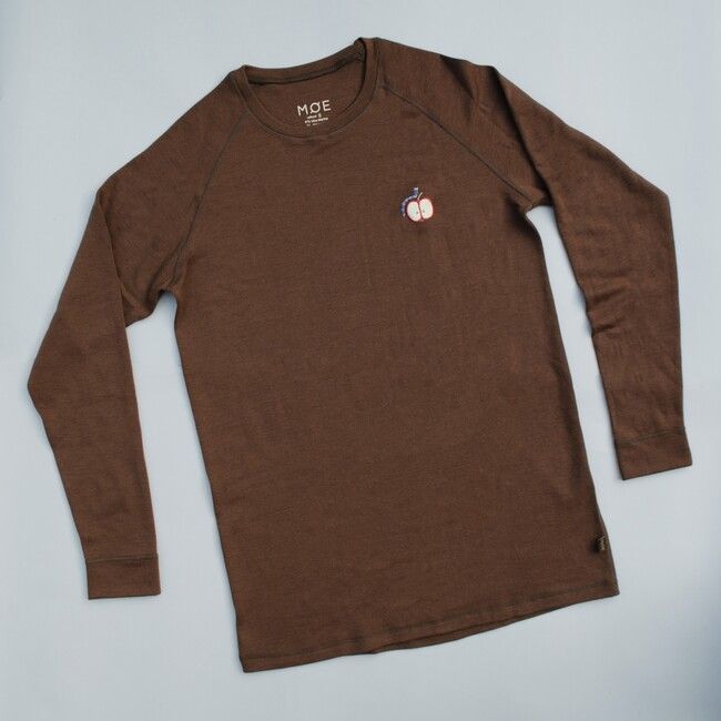 Men's T-shirt Made of Super Soft Merino Wool Apple